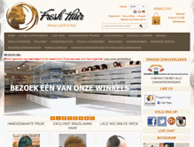 Tablet Screenshot of fresh-hair.nl